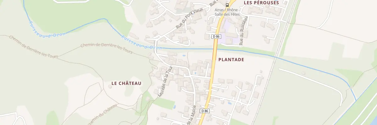 Plan du 5067 Rue du Pont Vieux à Arras-sur-Rhône