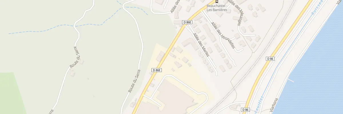 Plan du 18B Rte des Ramières à Beauchastel