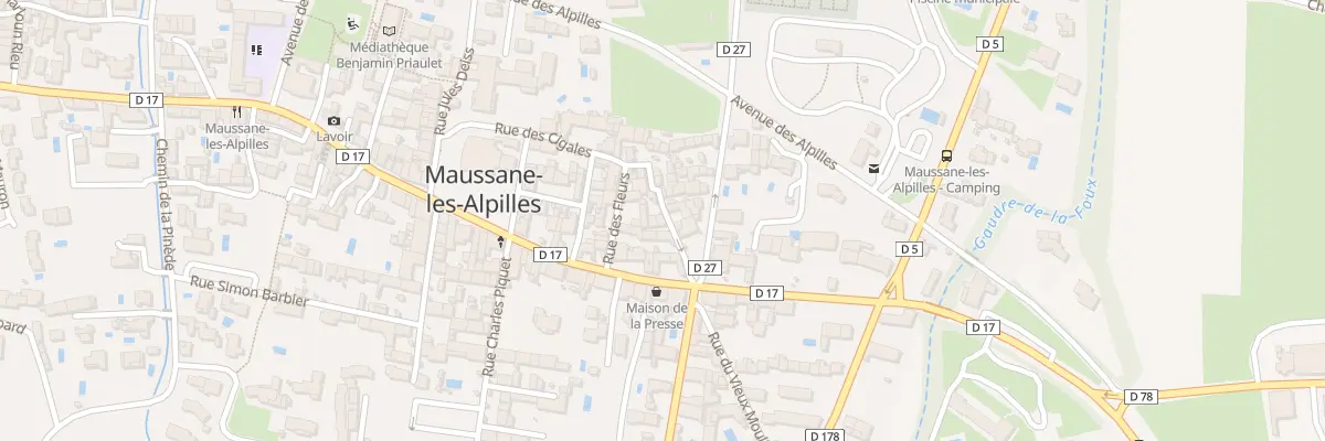Plan du 5001 Rue Saint-Roch à Maussane-les-Alpilles
