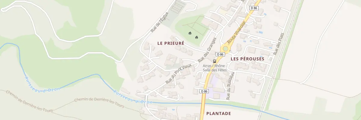 Plan du 5024 Pl de l’Église à Arras-sur-Rhône
