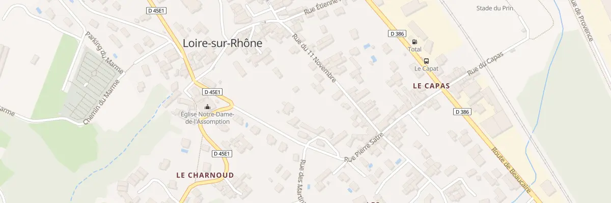Plan du 142 Rue du Onze Novembre à Loire-sur-Rhône