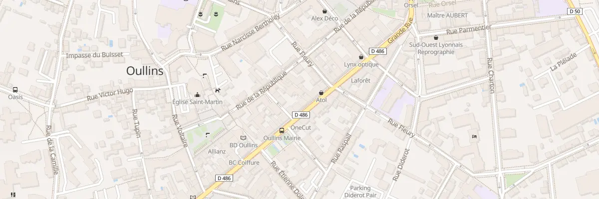 Plan du 114 Grande Rue à Oullins-Pierre-Bénite