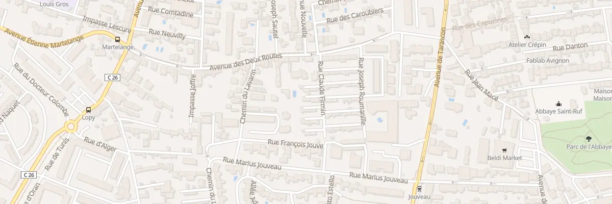 Plan du 10 Rue Claude Firmin à Avignon