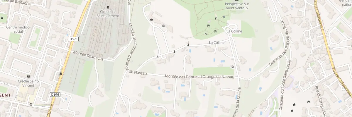 Plan du 54 Che des Cèdres à Orange