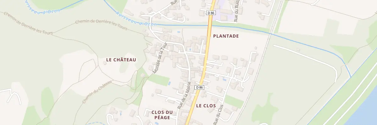 Plan du 5105 Rue de la Mairie à Arras-sur-Rhône