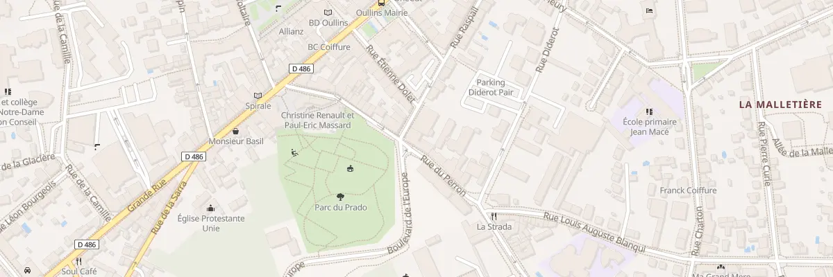 Plan du 27 Rue du Perron à Oullins-Pierre-Bénite