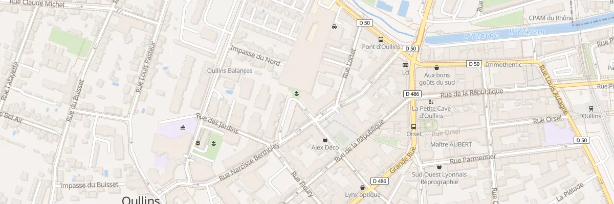 Plan du 20 Rue Narcisse Bertholey à Oullins-Pierre-Bénite