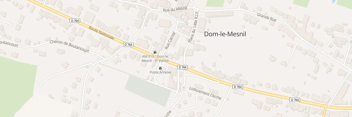 Plan du 58 Rte Nationale à Dom-le-Mesnil