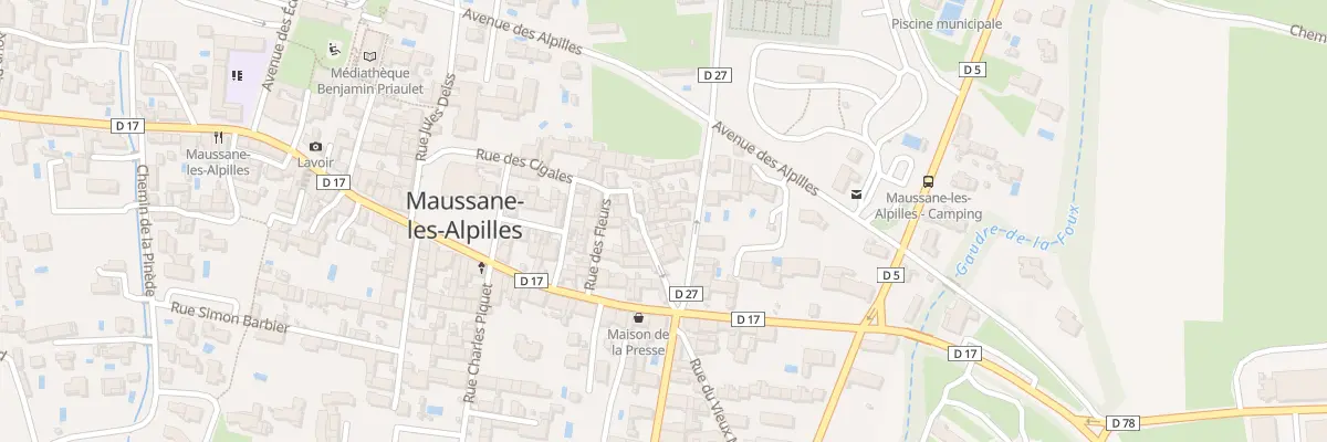 Plan du 8 Rue Saint-Roch à Maussane-les-Alpilles
