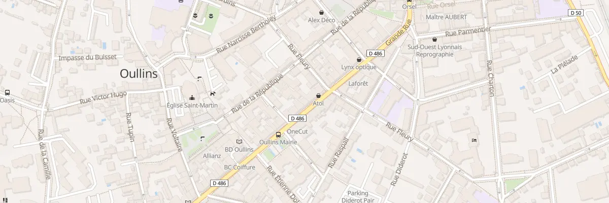 Plan du 112 Grande Rue à Oullins-Pierre-Bénite