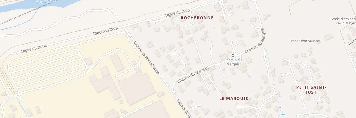 Plan du 370 Che du Marquis à Tournon-sur-Rhône