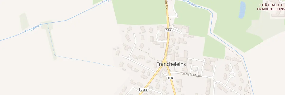 Plan du 5419 Au Bourg à Francheleins