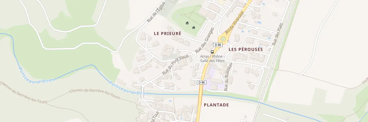 Plan du 5054 Rue du Pont Vieux à Arras-sur-Rhône
