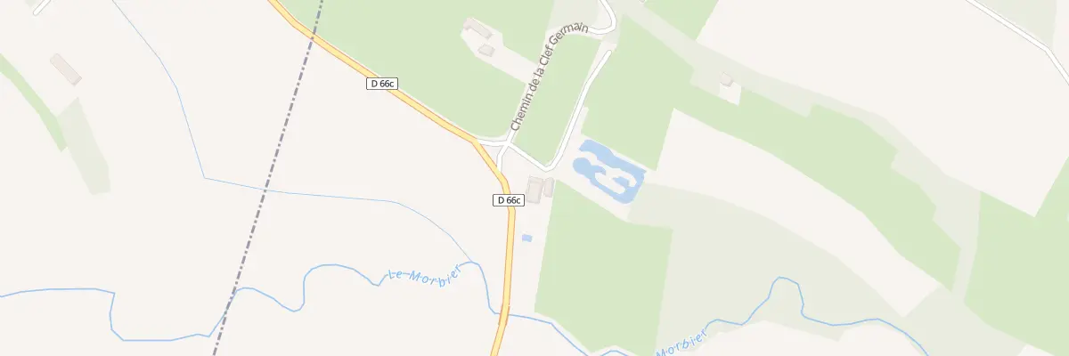 Plan du 1087 Che de la Clef Germain à Misérieux