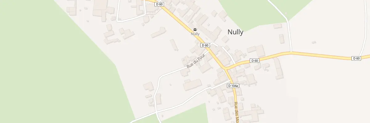 Plan du 6 Rue du Four à Nully
