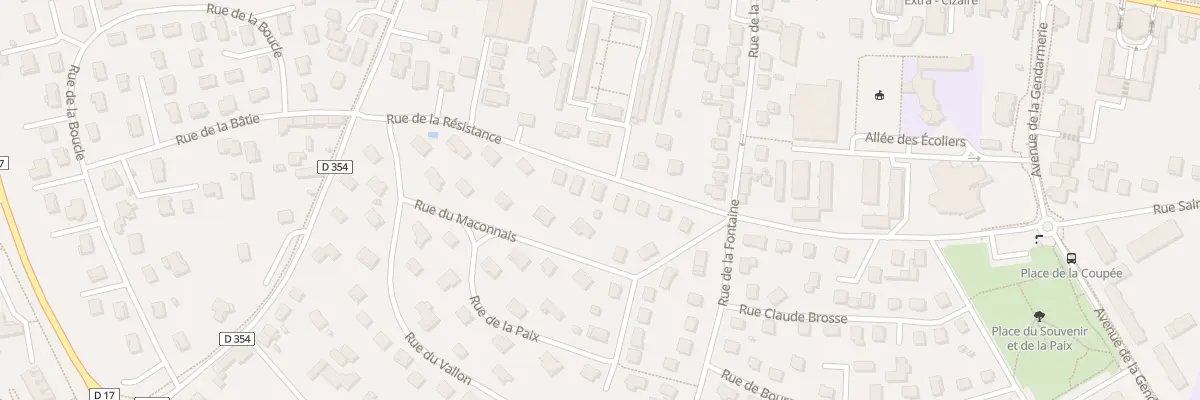 Plan du 27 Rue de la Résistance à Charnay-lès-Mâcon