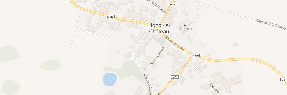 Plan du 2 Rue du Château à Lignol-le-Château