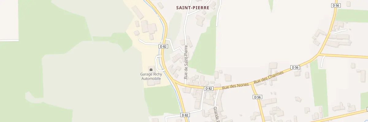 Plan du 45 Rue de St Pierre à Lugny