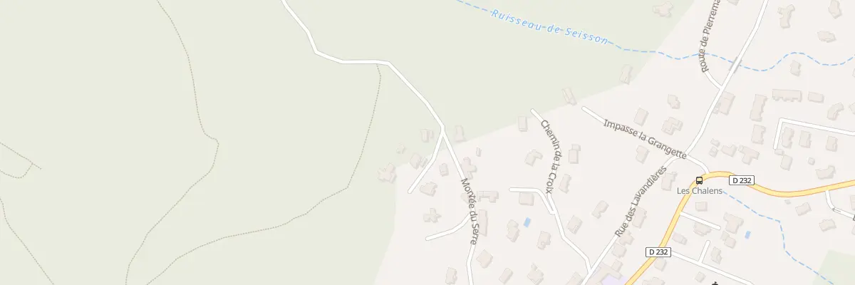 Plan du 22 Mte du Serre à Saint-Georges-les-Bains