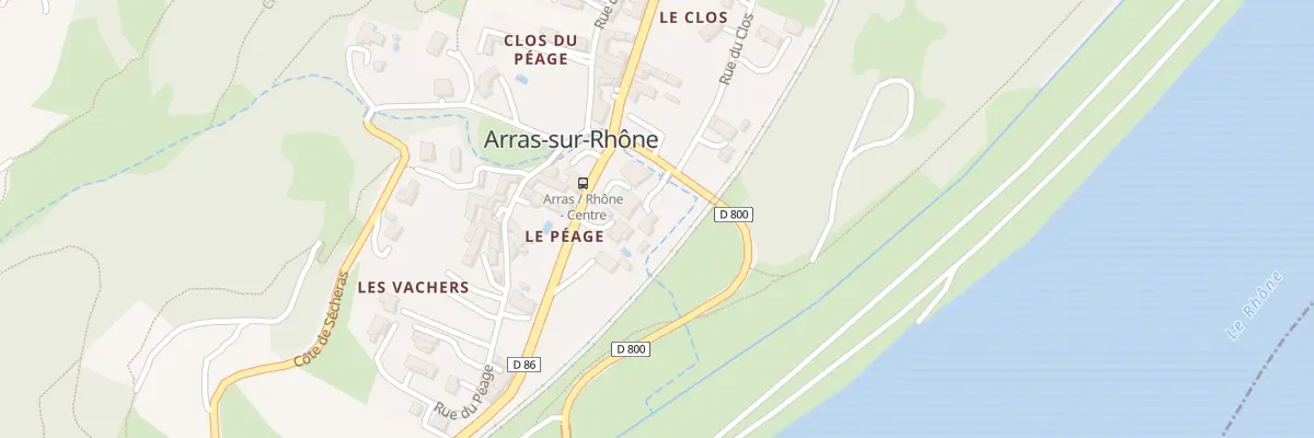 Plan du 265 Rte Cévenole à Arras-sur-Rhône