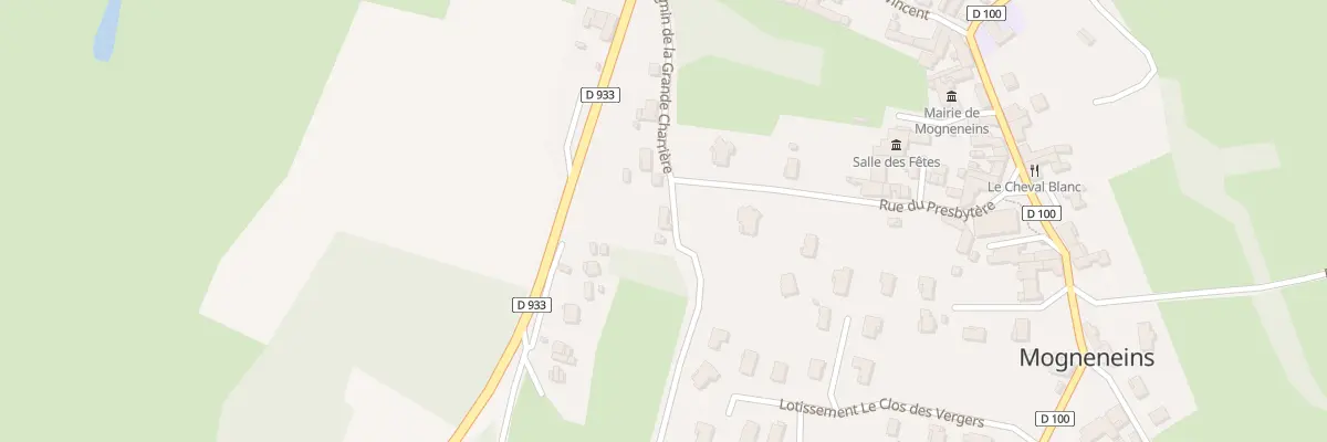 Plan du 5265 Le Bourg à Mogneneins