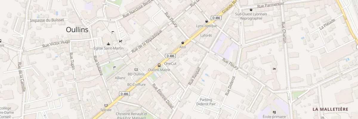 Plan du 115 Grande Rue à Oullins-Pierre-Bénite