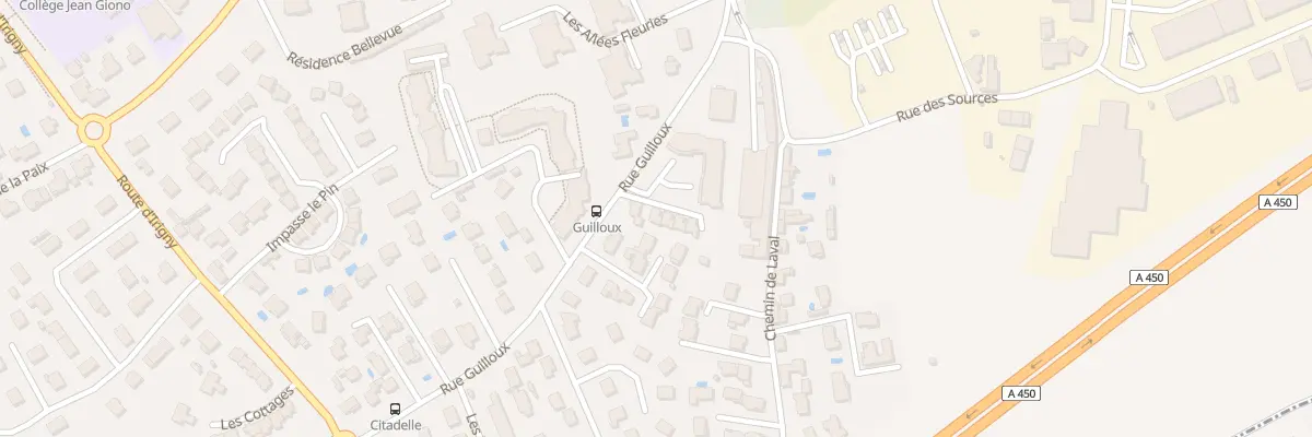 Plan du 35 Rue Guilloux à Saint-Genis-Laval