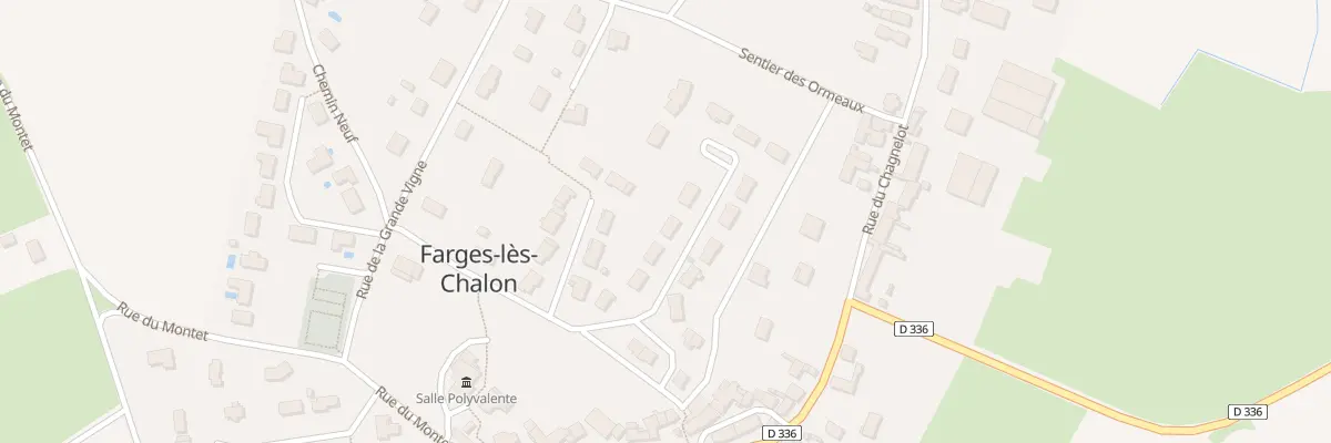 Plan du 13 Rue du Champ du Bourg à Farges-lès-Chalon