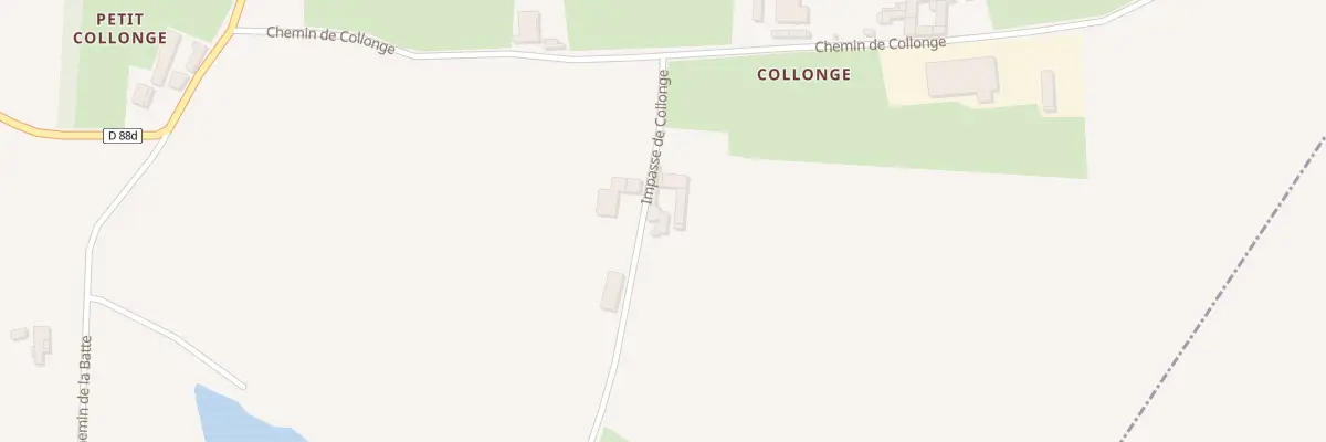 Plan du 127 Imp de Collonge à Francheleins