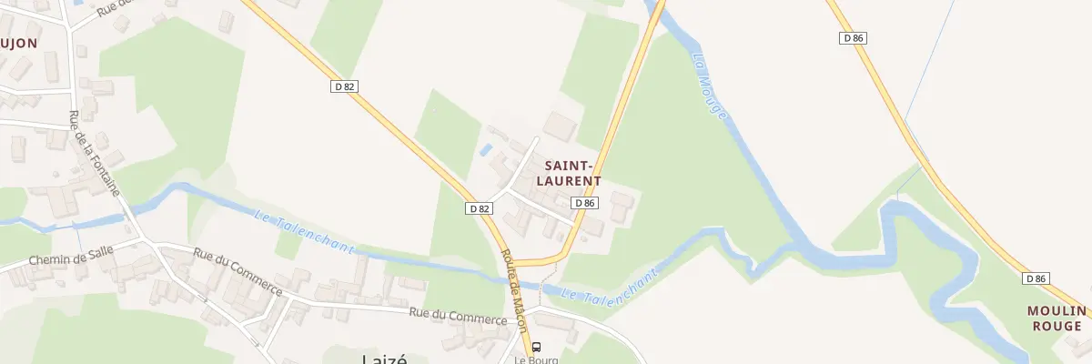 Plan du 34 Rue de Saint Laurent à Laizé