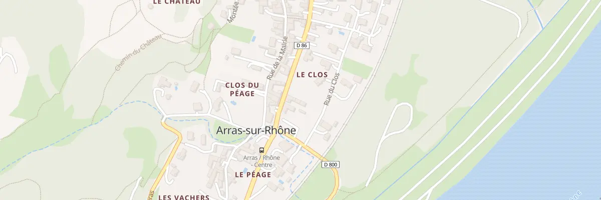 Plan du 5083 Rte Nationale 86 à Arras-sur-Rhône