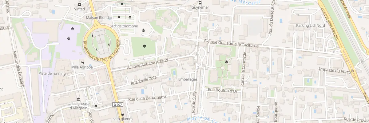 Plan du 29 Av Antoine Artaud à Orange