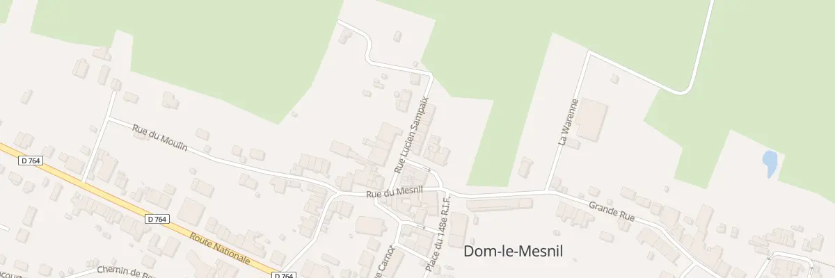 Plan du 14 Rue Lucien Sampaix à Dom-le-Mesnil