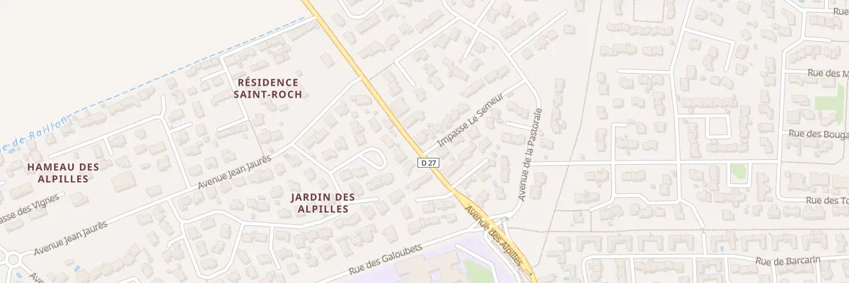 Plan du 20 Imp Le Semeur à Saint-Martin-de-Crau