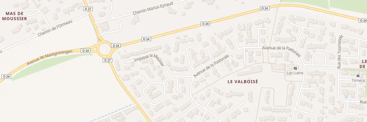 Plan du 1 Imp le Vannier à Saint-Martin-de-Crau