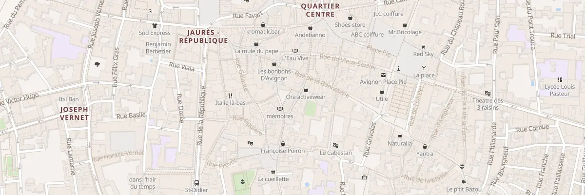 Plan du 35 Pl de la Principale à Avignon