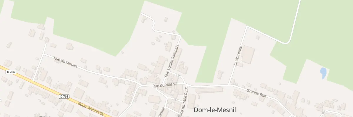 Plan du 18 Rue Lucien Sampaix à Dom-le-Mesnil
