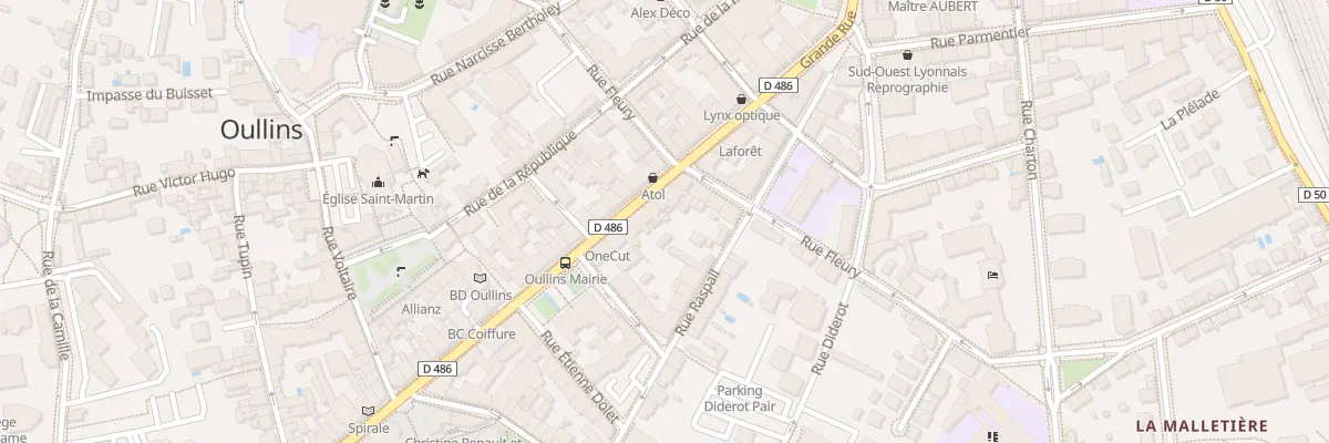 Plan du 109 Grande Rue à Oullins-Pierre-Bénite