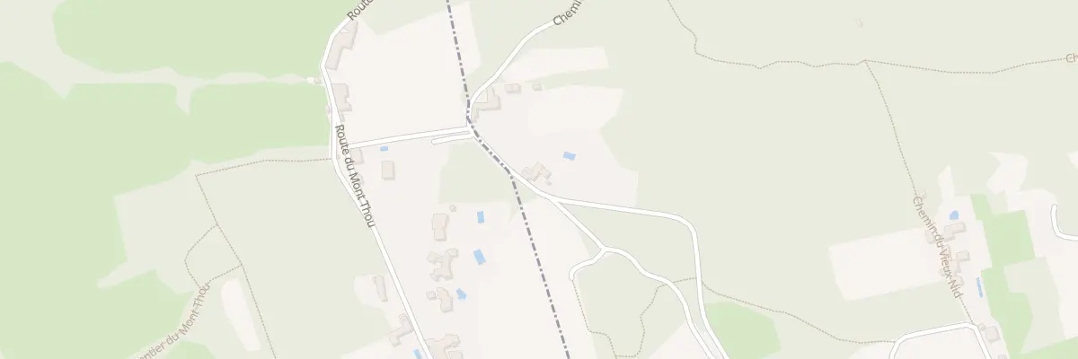 Plan du 9002 Rte du Mont Thou à Saint-Romain-au-Mont-d’Or