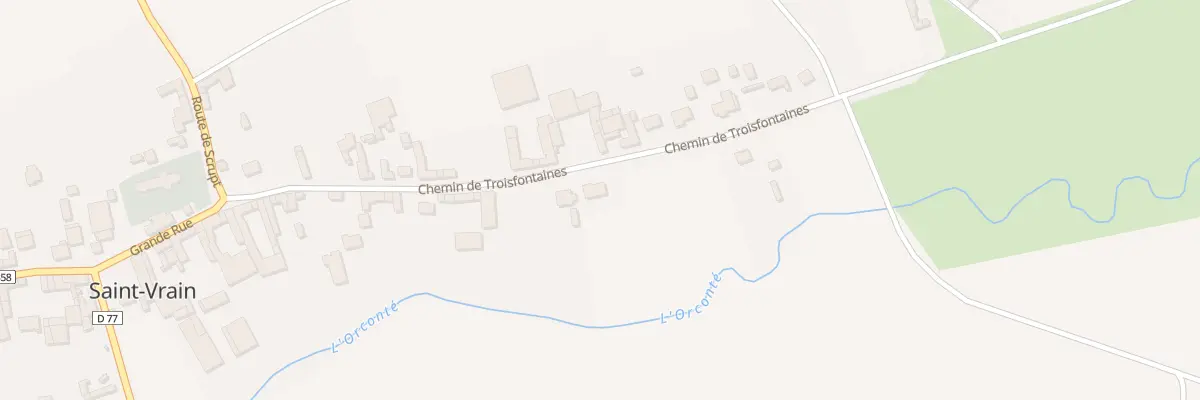 Plan du 24 Che de Troisfontaines à Saint-Vrain