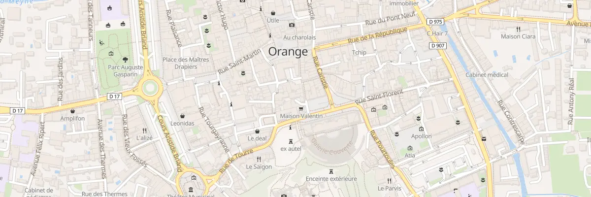 Plan du 11 Rue Segond-Weber à Orange