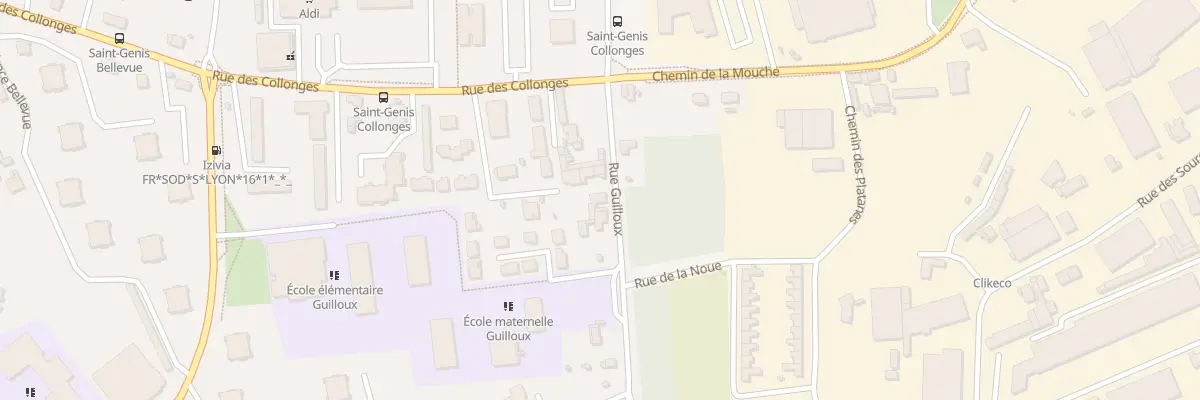 Plan du 8 Rue Guilloux à Saint-Genis-Laval