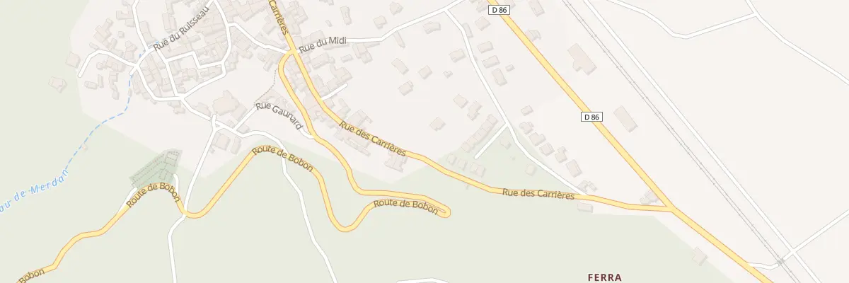 Plan du 5223 Rue des Carrières à Vion