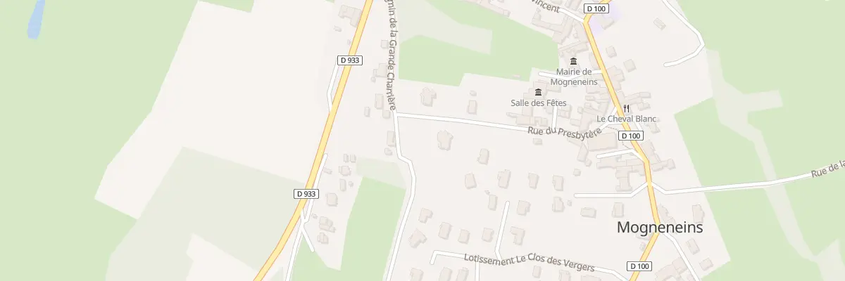 Plan du 5251 Le Bourg à Mogneneins