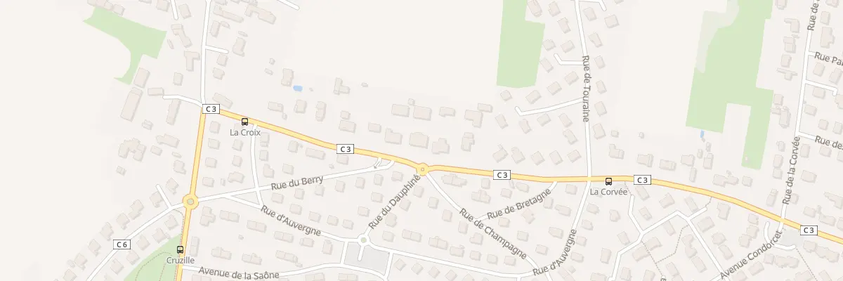 Plan du 68 Rue de la Liberté à Châtenoy-le-Royal