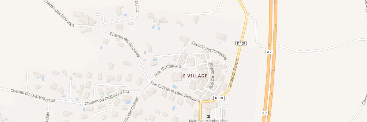 Plan du 5027 Rue du Chateau à Montboucher-sur-Jabron