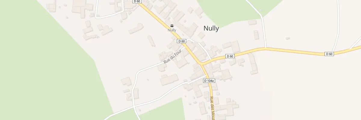 Plan du 1 Rue du Four à Nully
