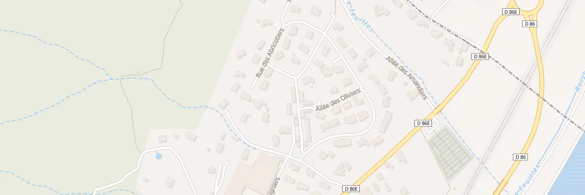 Plan du 1 Rue des Abricotiers à Beauchastel