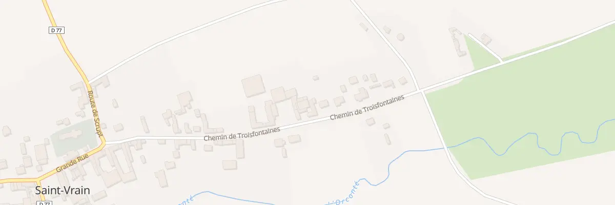 Plan du 25 Che de Troisfontaines à Saint-Vrain