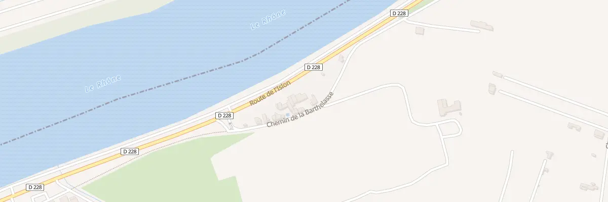 Plan du 1231 Che de la Barthelasse à Avignon